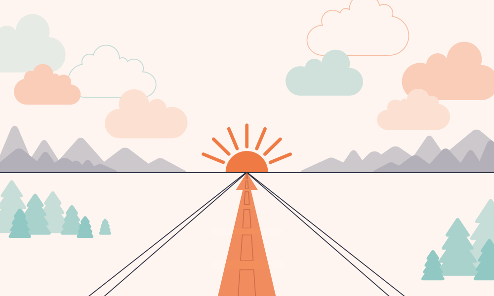Sunset illustration web